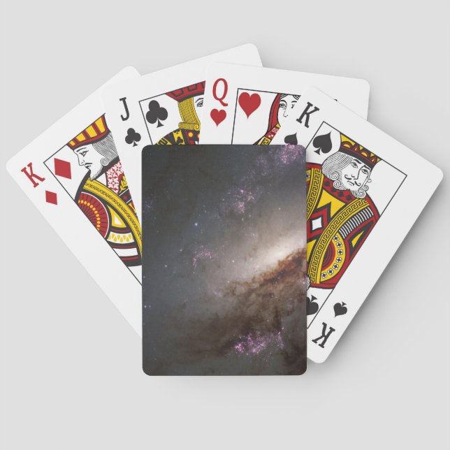 Ngc 4258 Undergoing Intense Star Formation. Playing Cards (Back)