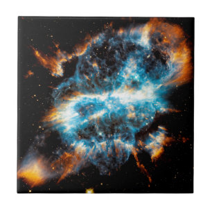 NGC 5189 Planetary Nebula - Hubble Space Photo Tile