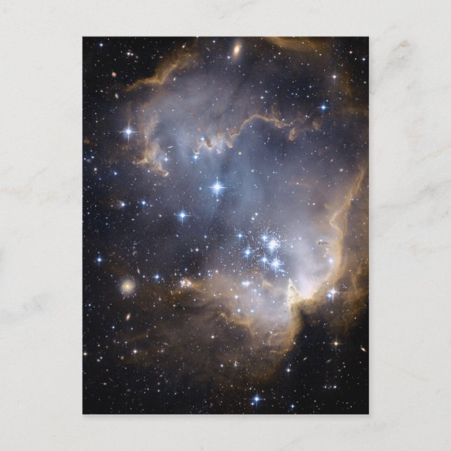 NGC 602 bright stars NASA Postcard (Front)