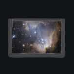 NGC 602 bright stars NASA Trifold Wallet<br><div class="desc">NASA NGC 602 is a young, bright open cluster of stars located in the Small Magellanic Cloud (SMC), a satellite galaxy to the Milky Way. Radiation and shock waves from the stars have pushed away much of the lighter surrounding gas and dust that compose the nebula known as N90, and...</div>