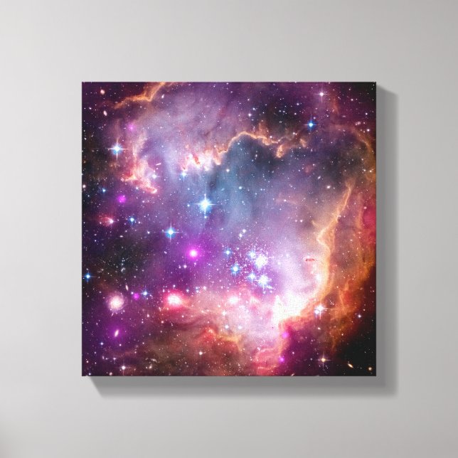 NGC 602 Star Formation - NASA Hubble Space Photo Canvas Print (Front)