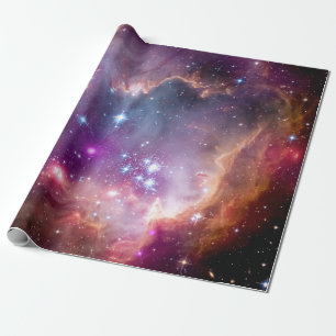 NGC 602 Star Formation - NASA Hubble Space Photo Wrapping Paper