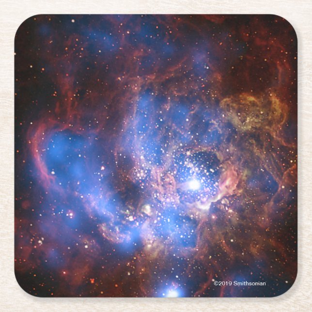 NGC 604 SQUARE PAPER COASTER (Front)
