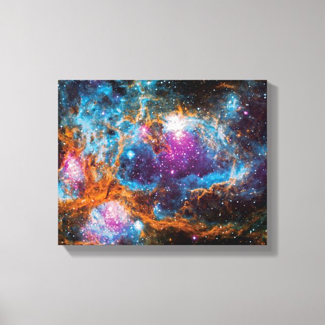 NGC 6357 Star Forming Region Colourful Space Photo Canvas Print (Front)