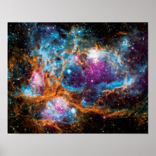 NGC 6357 Star Forming Region Colourful Space Photo Poster