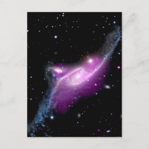  NGC 6872 Blackhole Galaxy  Postcard