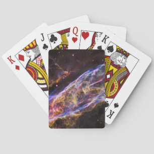 Ngc 6960, The Witch's Broom Nebula. Playing Cards