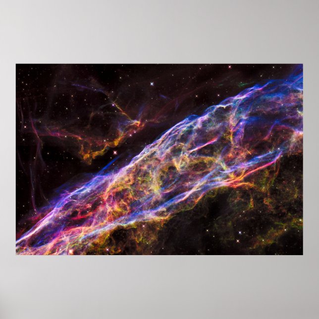 Ngc 6960, The Witch's Broom Nebula. Poster (Front)