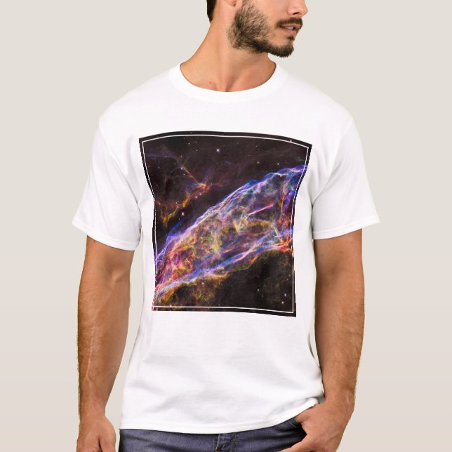 Ngc 6960, The Witch's Broom Nebula. T-Shirt (Front)