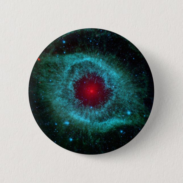 NGC 7293 The Helix Nebula NASA 6 Cm Round Badge (Front)
