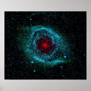 NGC 7293 The Helix Nebula NASA Poster