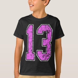 Nge Nk And Nk Number 13 Jersey Player Uniform #13 T-Shirt
