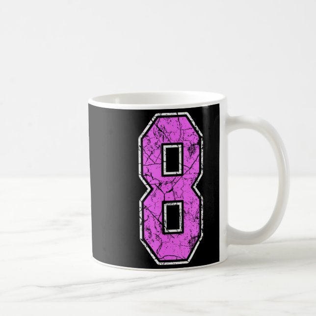 Nge Nk And Nk Number 8 Jersey Player Uniform #8  Coffee Mug (Right)