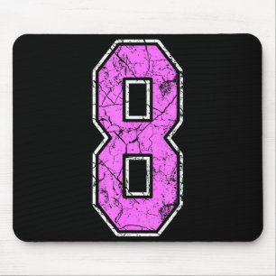 Nge Nk And Nk Number 8 Jersey Player Uniform #8 Mouse Mat