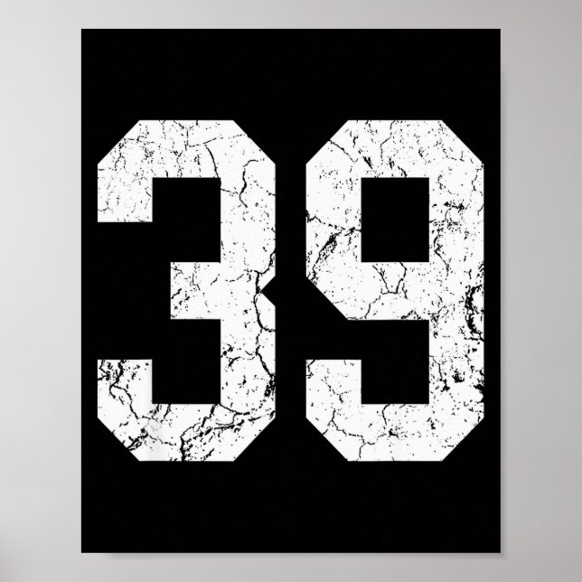 Nge White Number &#;  Jersey Uniform Player Fan  Poster (Front)