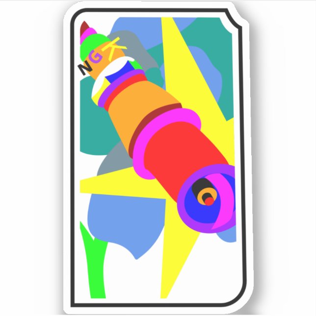 "NGKFLOWER" Sticker (Front)