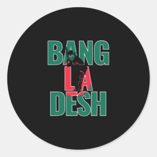 Ngladesh Cricket Ngladeshi Fans Jersey  Classic Round Sticker