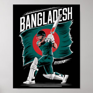 Ngladesh Cricket Player Coach Fans Ngladeshi  Poster
