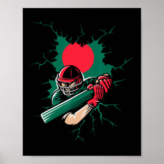 Ngladesh Cricket T Shirt Gift For Ngladeshi Fans  Poster