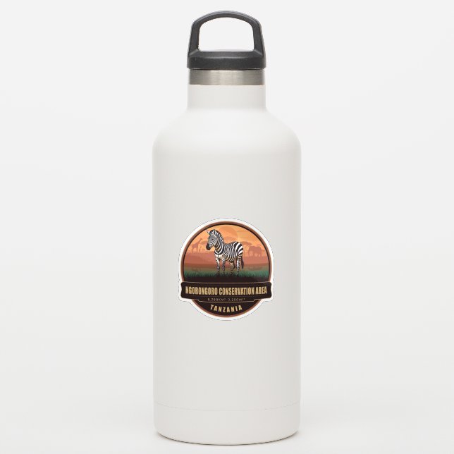 Ngorongoro Conservation Area, Tanzania (Waterbottle)
