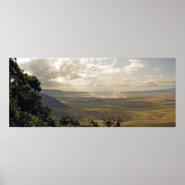Ngorongoro Crater, Tanzania Poster (Front)