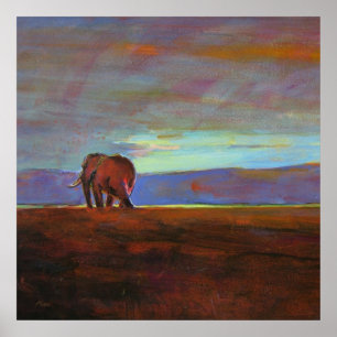 Ngorongoro Sunset collosal print