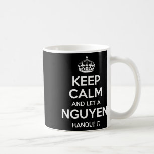 Nguyen Funny Surname Family Tree Birthday Reunion Coffee Mug