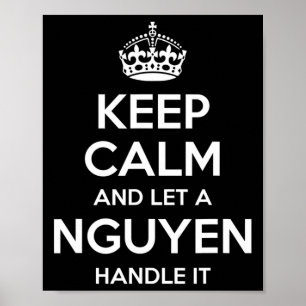 Nguyen Funny Surname Family Tree Birthday Reunion  Poster