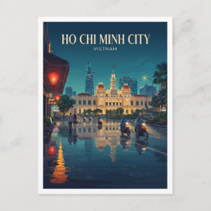 Nguyen Hue Walking Street Ho Chi Minh City Vietnam Postcard
