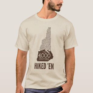 NH 4000 Footers Hiked Long Sleeve T-Shirt (Brown)
