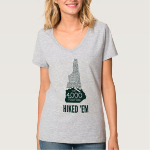 NH 4000 Footers Hiked Women's V-Neck T-Shirt