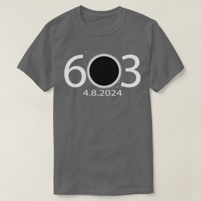 NH 603 Solar Eclipse T-Shirt (Design Front)