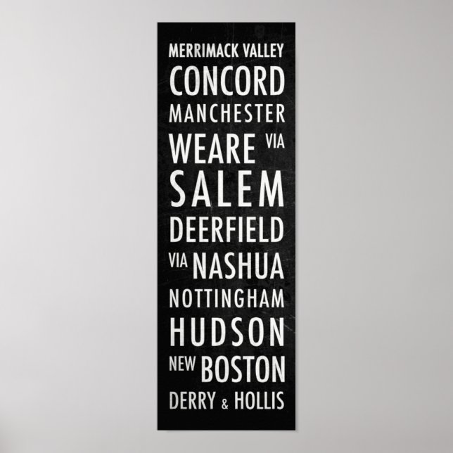 NH Bus Poster - Merrimack Valley (Front)