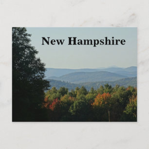 NH mountain range, mountain view,  Postcard