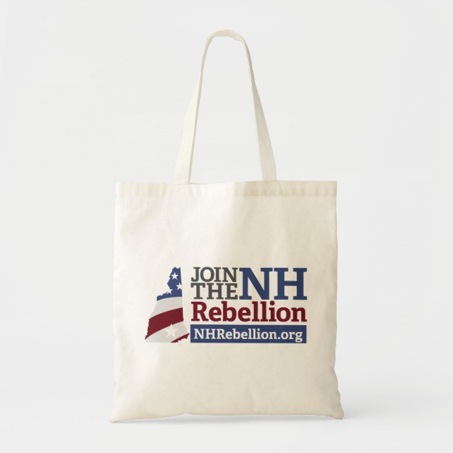 NH Rebellion Canvas Tote Bag (Front)