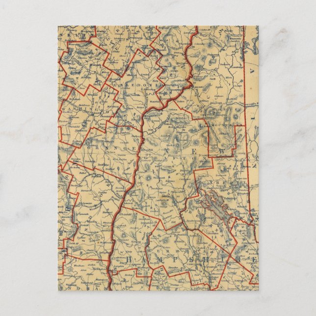 NH, Vt Postcard (Front)