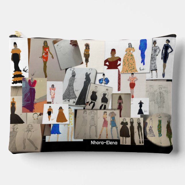 Nhora-Elena Designs Accessory Pouch (Front)