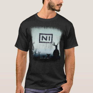 Ni Knights With Antlers Album Cover Parody-Music L T-Shirt