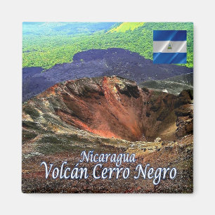 NI - Nicaragua - Volcano Cerro Negro Magnet