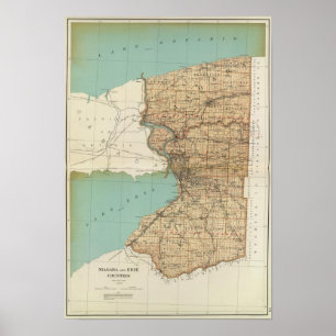 Niagara and Erie counties Poster