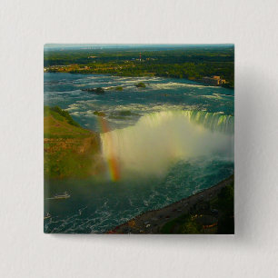 niagara falls 15 cm square badge