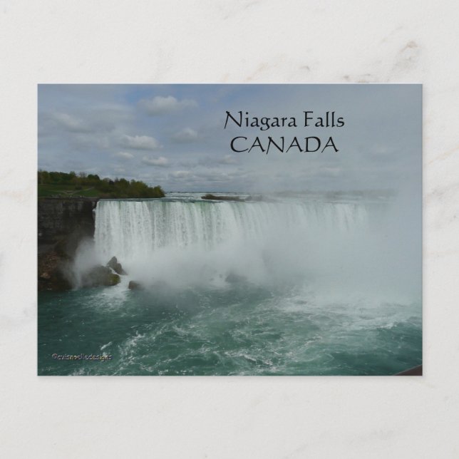 Niagara Falls Beauty-Canadian Side Postcard (Front)