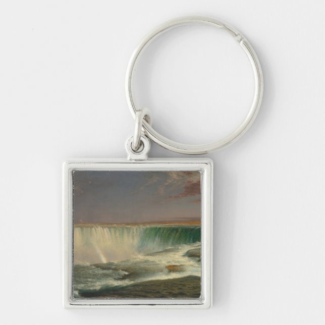 Niagara Falls by Frederic Edwin Church Key Ring (Front)