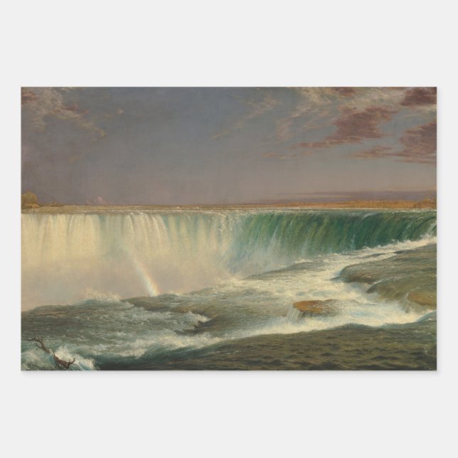 Niagara Falls by Frederic Edwin Church Wrapping Paper Sheet (Front)