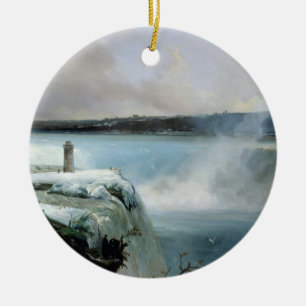 Niagara Falls, c.1837-40 (oil on canvas) Ceramic Tree Decoration