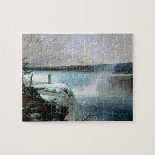 Niagara Falls, c.1837-40 (oil on canvas) Jigsaw Puzzle
