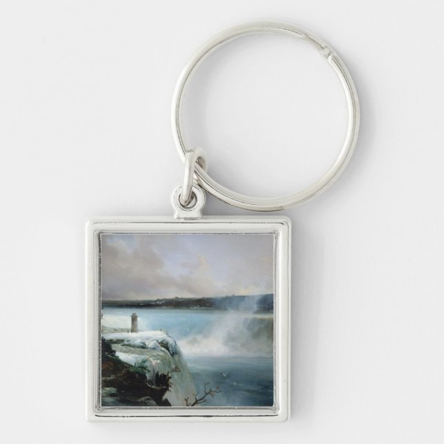 Niagara Falls, c.1837-40 (oil on canvas) Key Ring (Front)