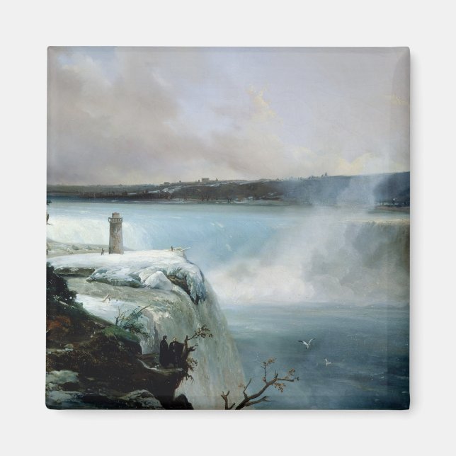 Niagara Falls, c.1837-40 (oil on canvas) Magnet (Front)