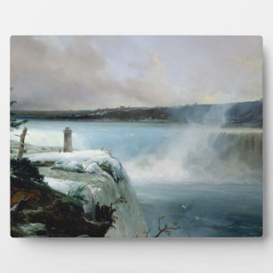 Niagara Falls, c.1837-40 (oil on canvas) Plaque