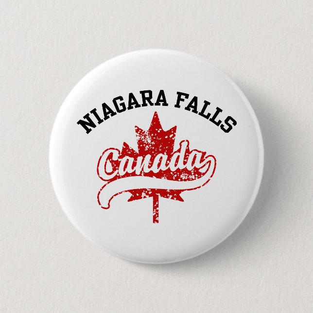 Niagara Falls Canada 6 Cm Round Badge (Front)
